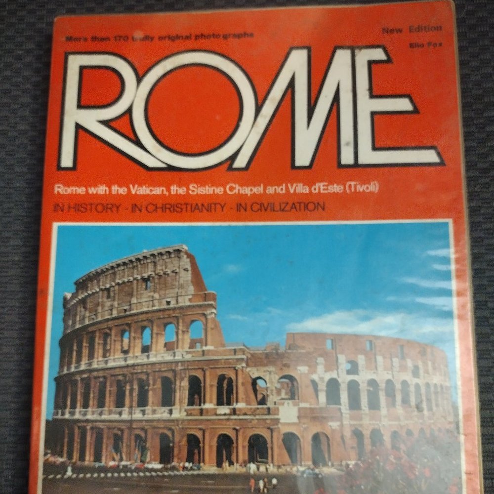 Italy Rome Vatican Poster Book